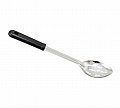 Winco 11" Slotted S/S Basting Spoon w/ Black Handle BSSB-11