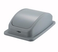 Winco Slender Trash Can Lid, Gray #PTCL-23