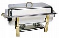 Update Gold Accented Oblong Chafers - 8 Qt. DC-6