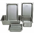 Update Half Size Steam Table Pans, Anti-Jam 24 Gauge, Perforated