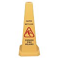 Update Cone-Shaped Wet Floor Sign WFC-27